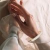 Francesca Bianchi - Bracciale donna aperto bianco