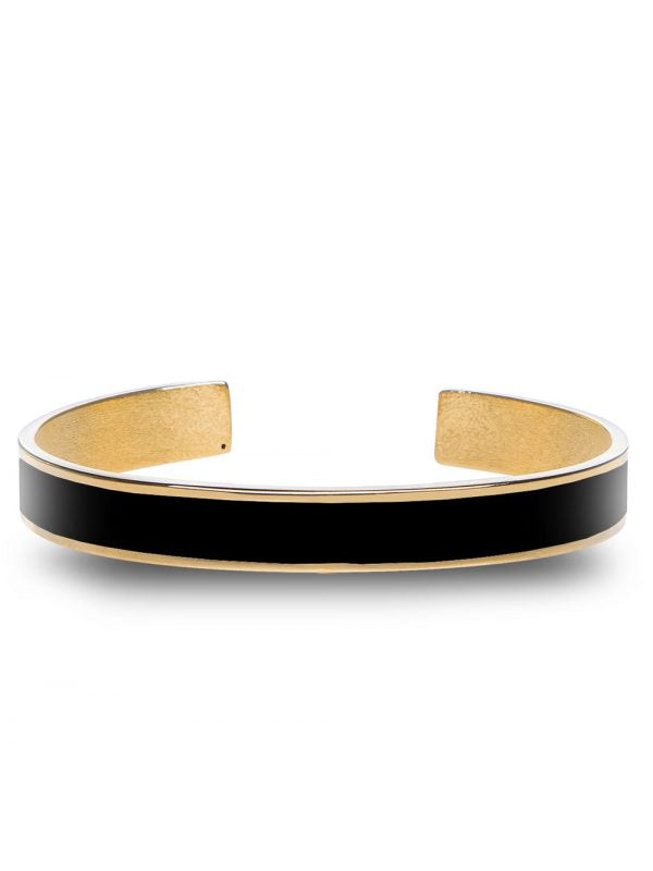 Francesca Bianchi - Bracciale donna aperto nero