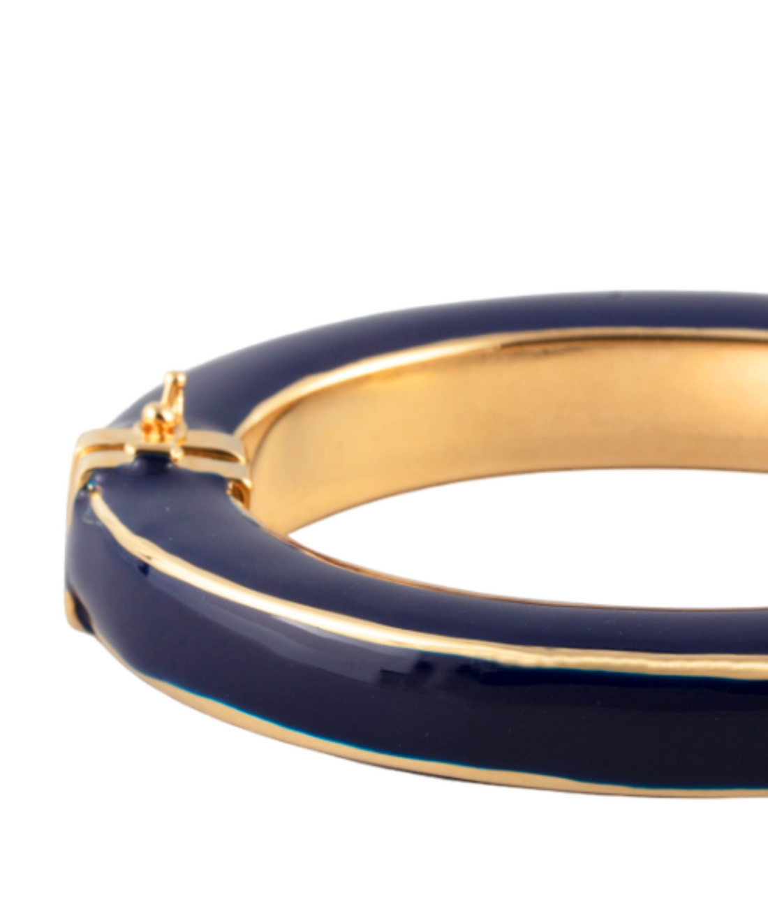 Francesca Bianchi - Bracciale rigido in oro e blu