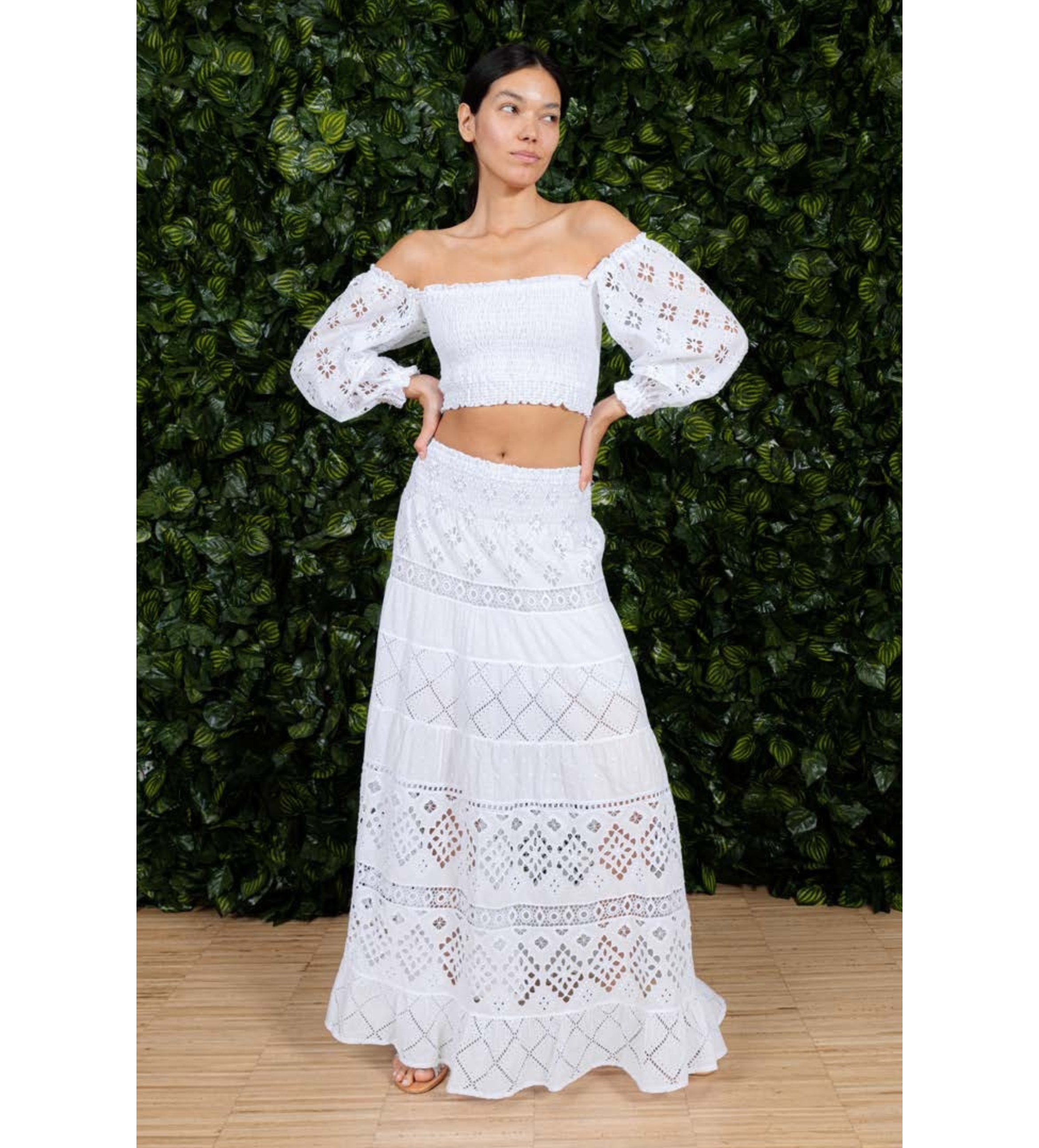 Temptation Positano  gonna lunga San Gallo Bianco