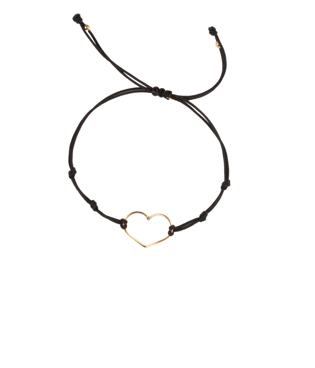 Bracciale regolabile con cuore