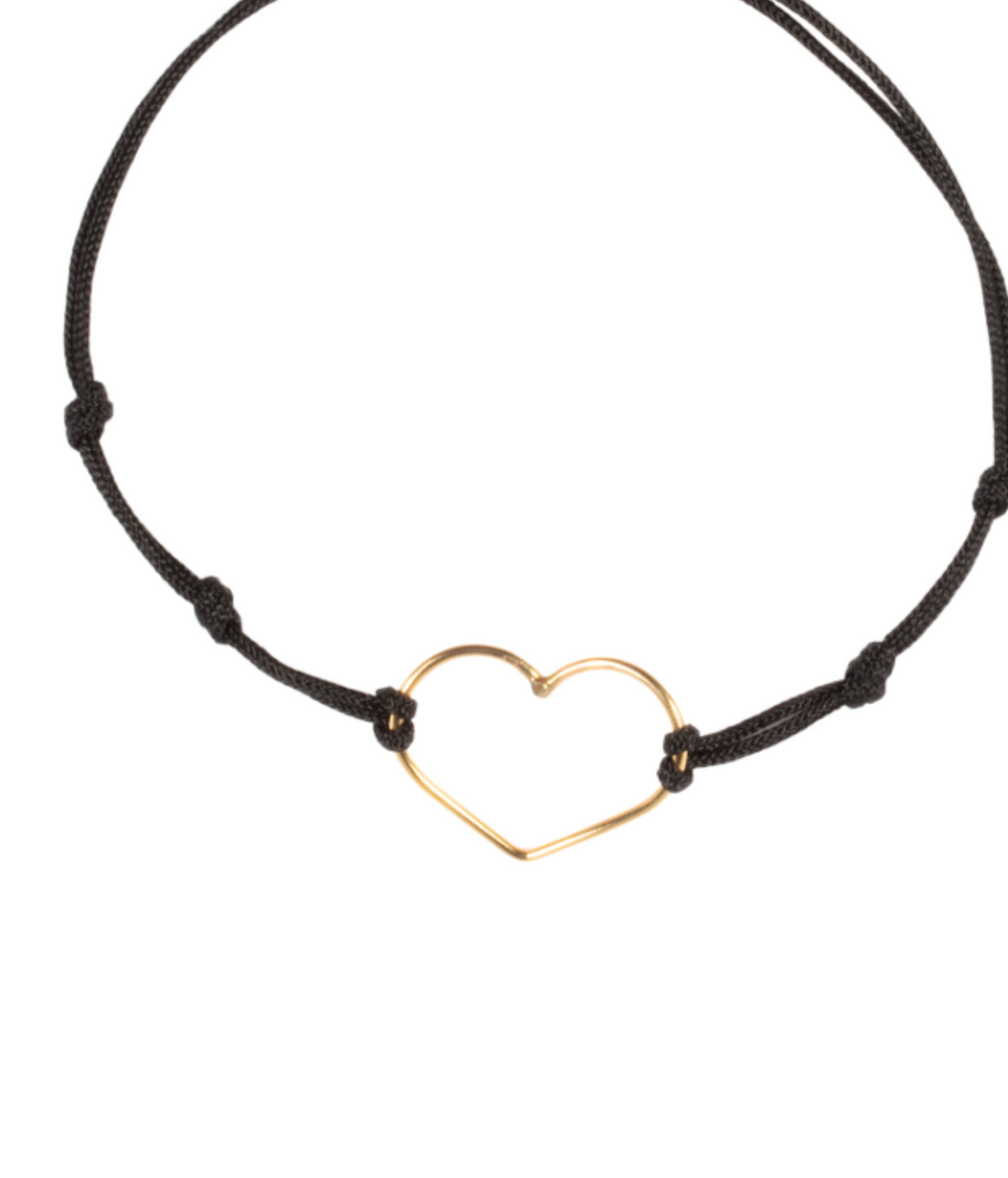 Bracciale regolabile con cuore