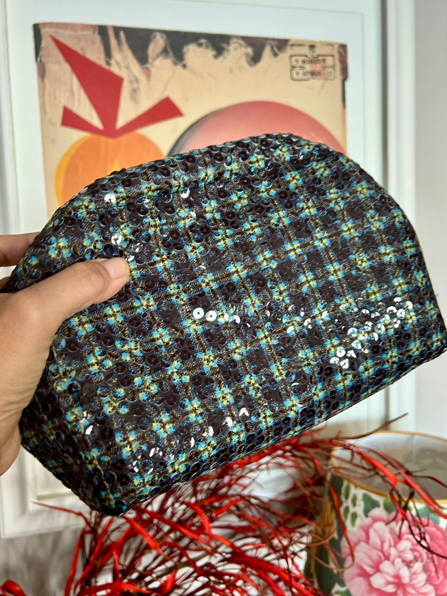 Paola Simonetti - Borsa pasticcino media paillettes