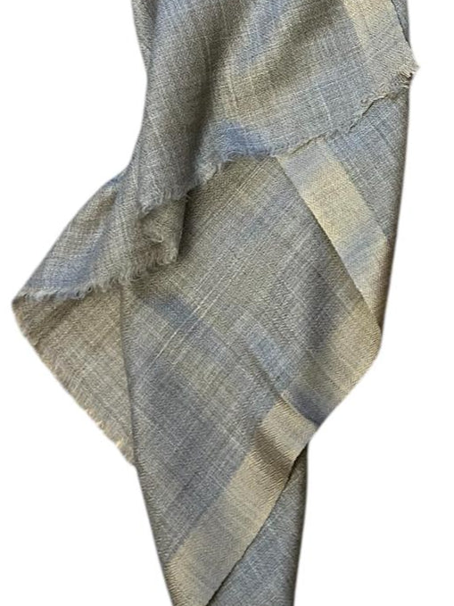 Paola Simonetti - Sciarpa in cachemire grigio mélange