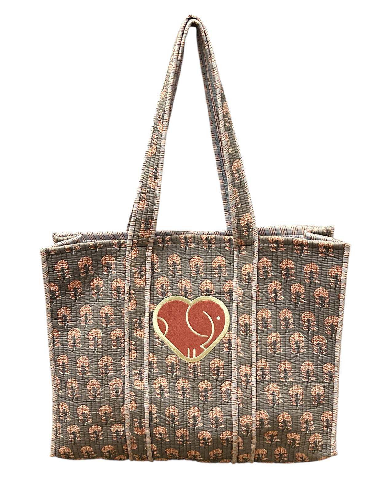 Paola Simonetti Tote Bag con Elefantino