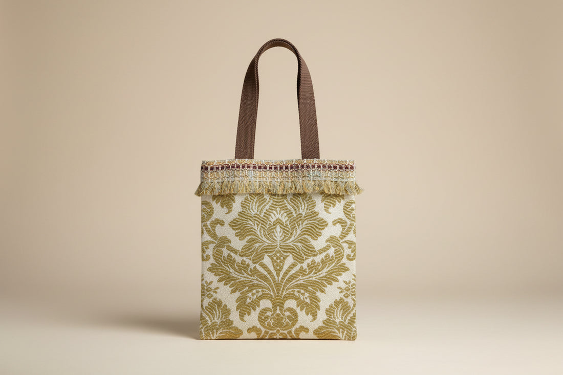 Borsa a mano tessuto archivio - Pezzo unico