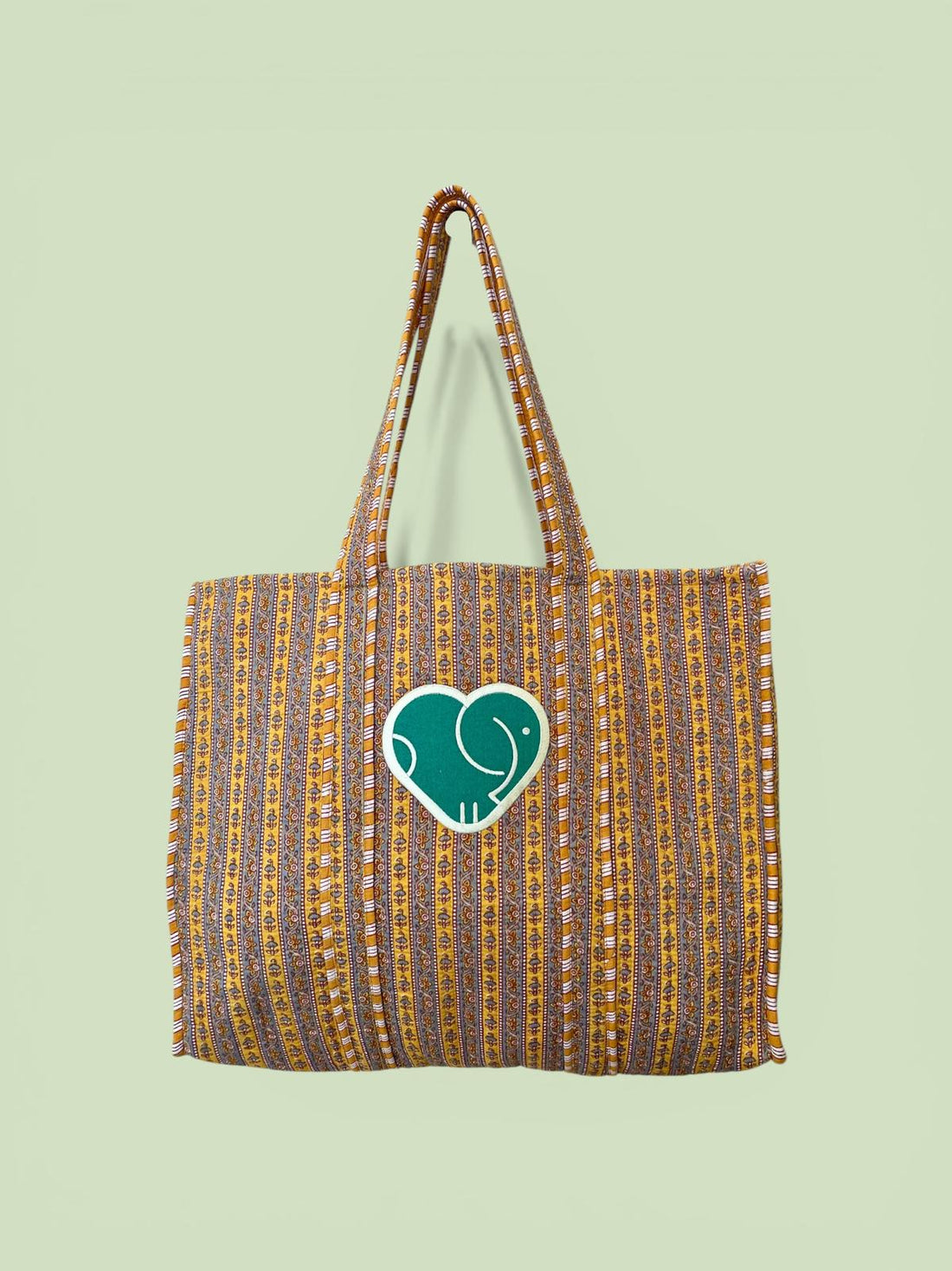 Paola Simonetti tote bag logo reversibile