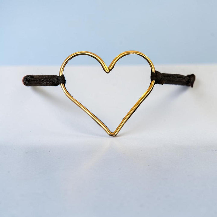 Bracciale regolabile con cuore