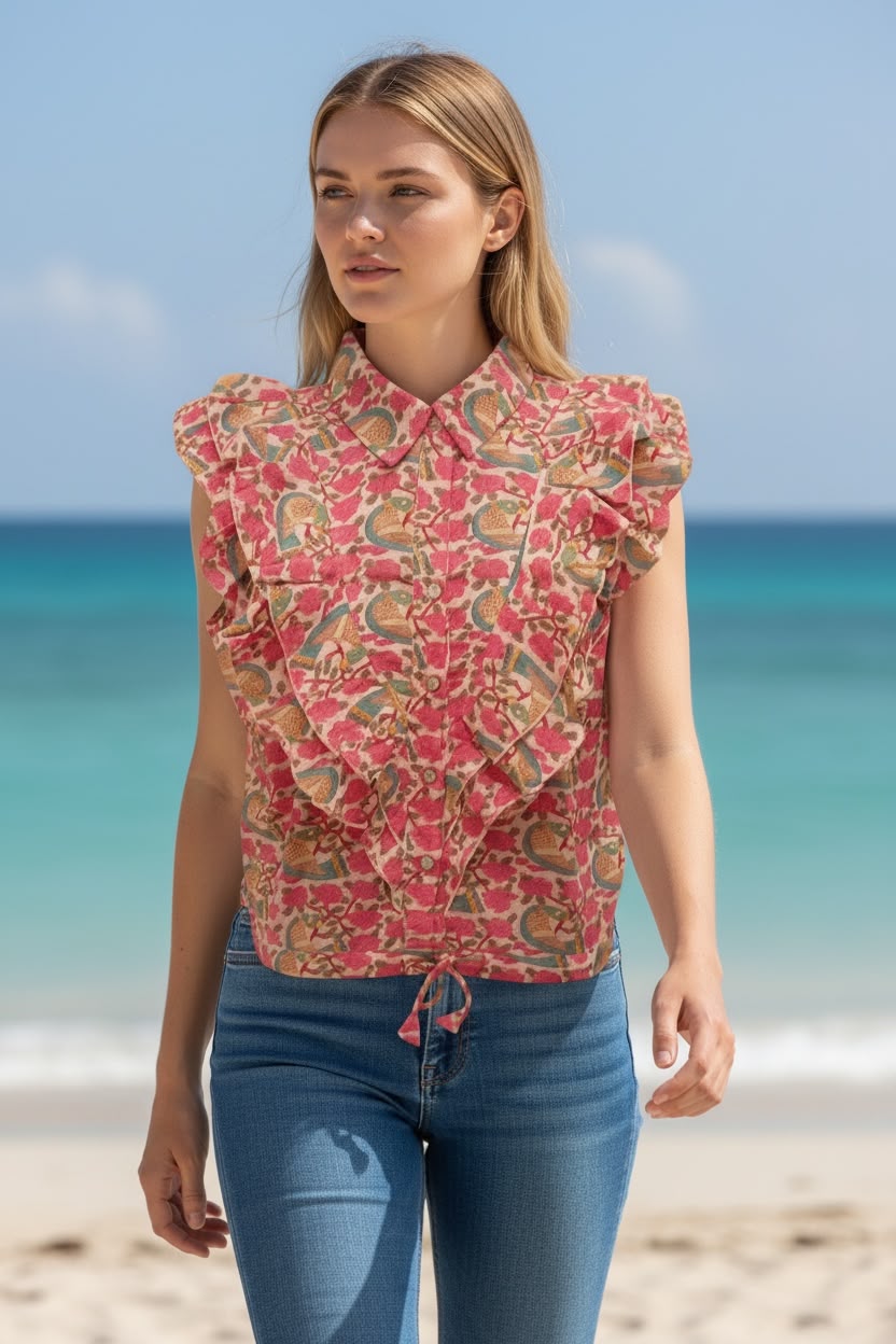 Camicia fucsia