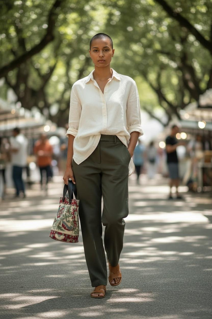 SECCHIELLO GOBELIN MANICO CUOIO