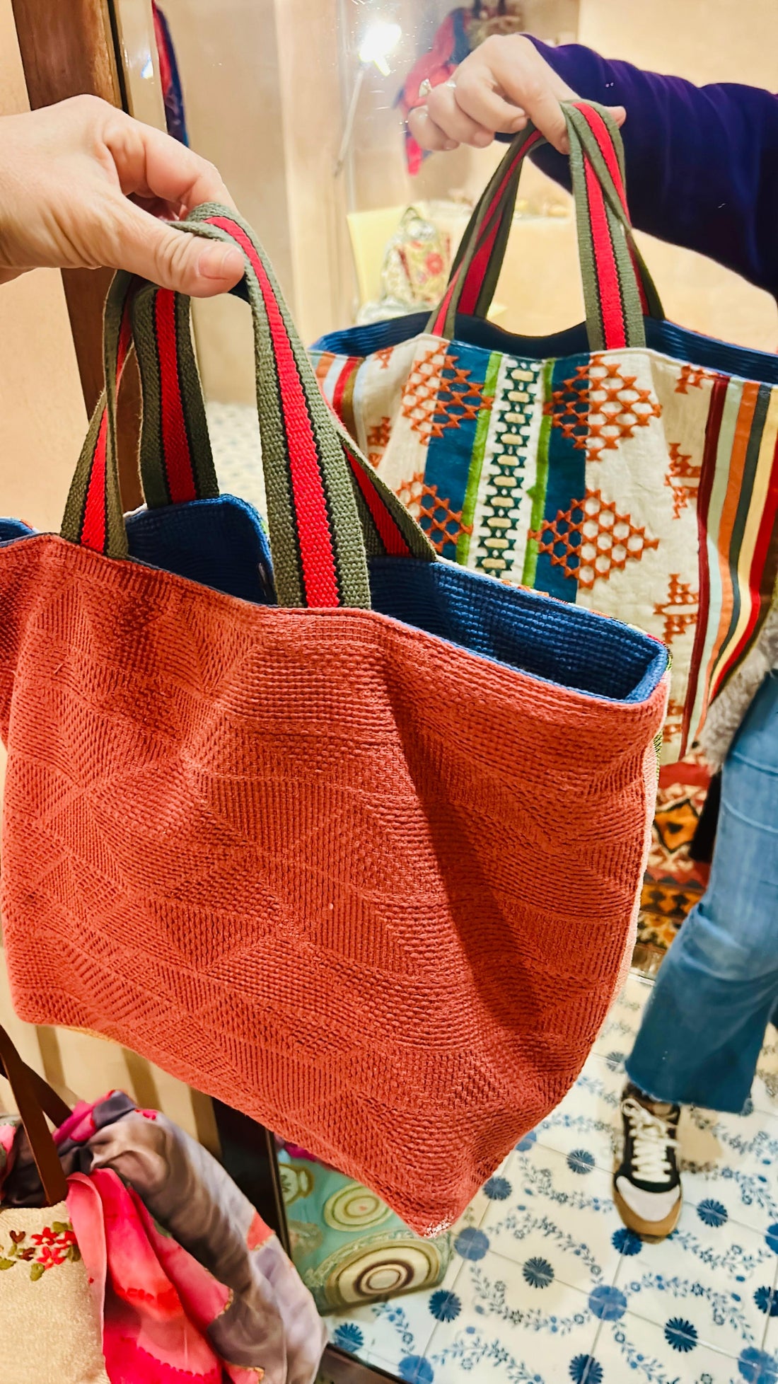 SHOPPING BAG PATCHWORK