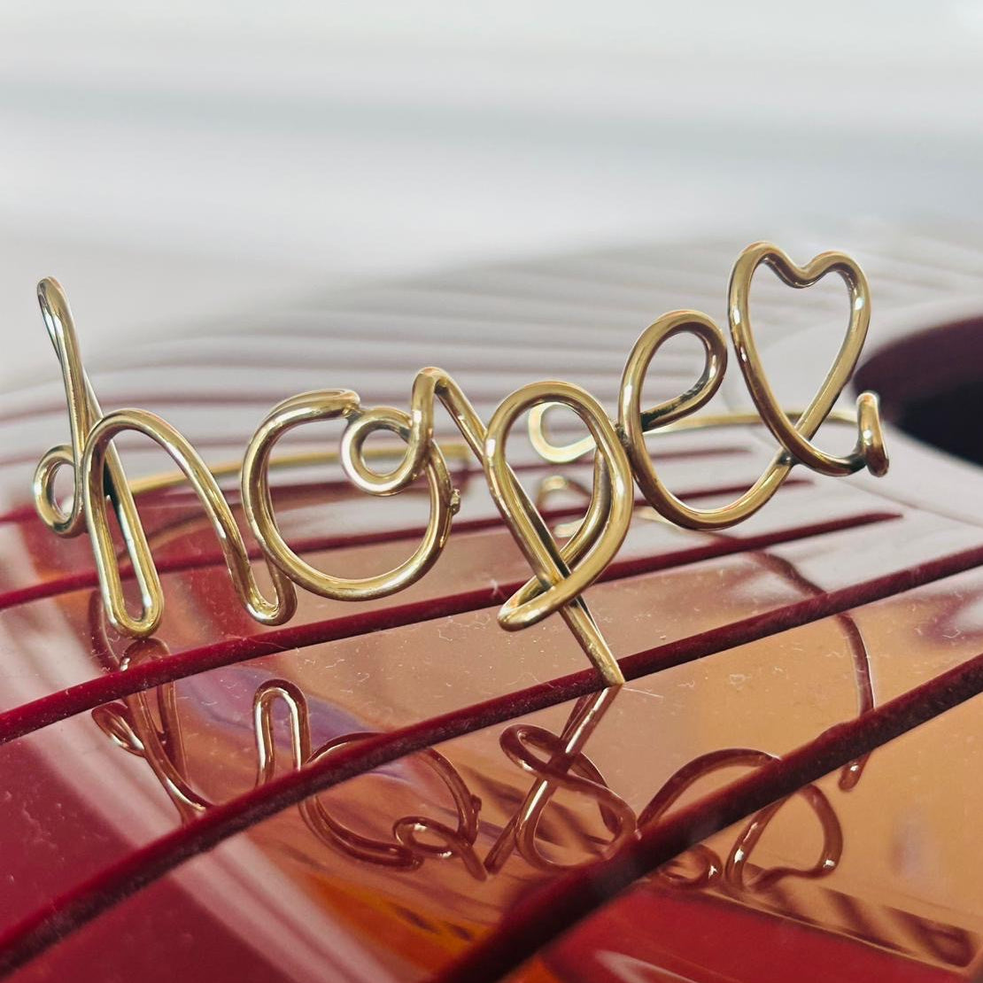 Bracciale “HOPE” in Ottone